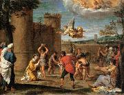 The Stoning of St Stephen, Annibale Carracci